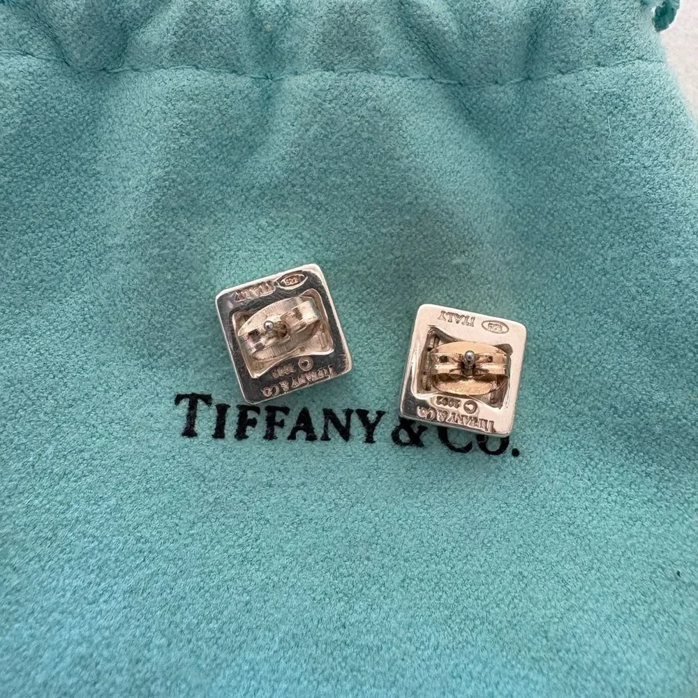Tiffany & Co. Square Earrings - Picture 4 of 5